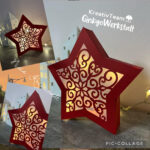 Lichtdekoration "Wintersterne" - Bastelvorlage – Bild 3