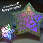 Lichtdekoration "Wintersterne" - Bastelvorlage – Bild 4