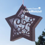 Lichtdekoration "Wintersterne" - Bastelvorlage – Bild 8