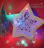 Lichtdekoration "Wintersterne" - Bastelvorlage – Bild 11