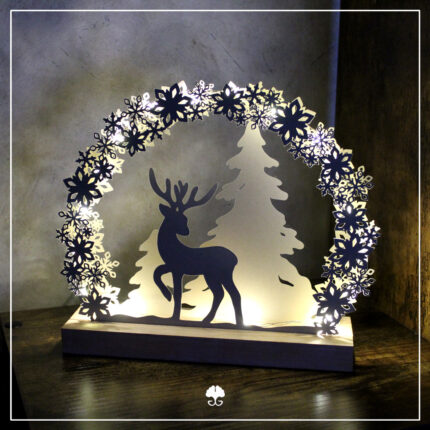 Lichtdekoration "Winterzauber" - Kreativdatei