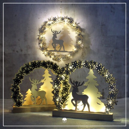 Lichtdekoration "Winterzauber" - Laserdatei