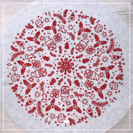 Mandala "Doodle Weihnachten" - Plotterdatei