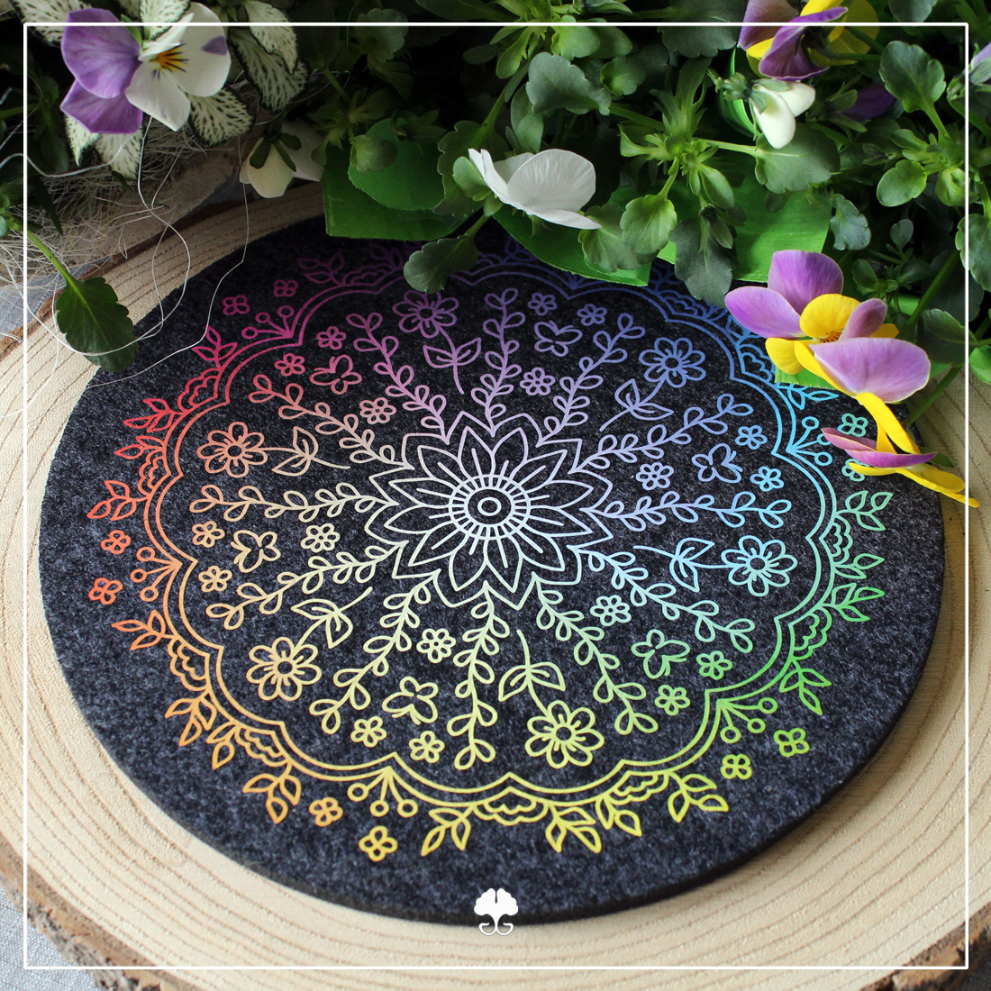 Mandala "Frühling" - Plotterdatei Mandala "Frühling" - Plotterdatei