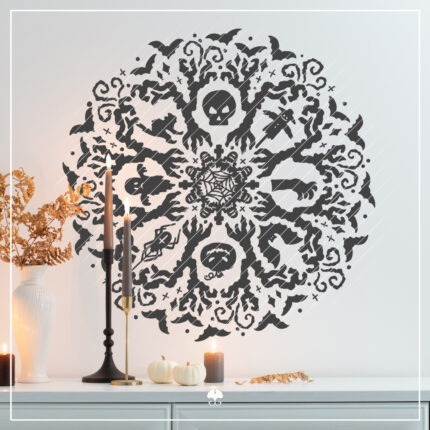 Mandala "Halloween" - Plotterdatei