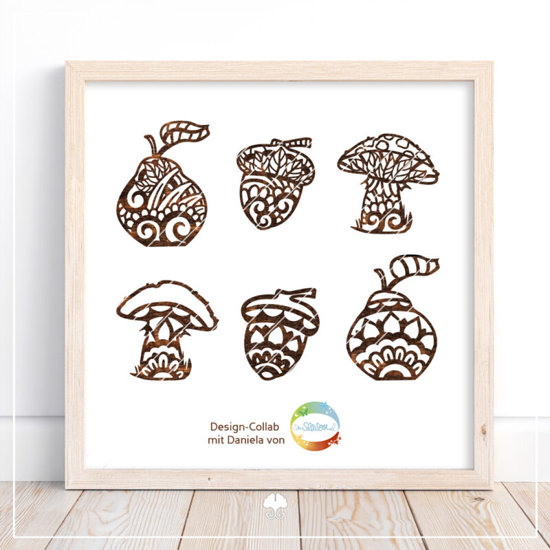 Ornamente "Herbst" - Plotterdatei