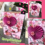 Papier Rosetten - Bastelvorlage – Bild 8