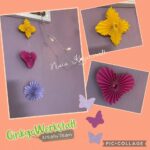 Papier Rosetten - Bastelvorlage – Bild 9