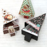 Schachtel "Tannenbaum" - Bastelvorlage – Bild 4