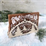 Serviettenhalter "Winterwald" - Laserdatei