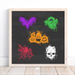 Splash "Halloween" - Plotterdatei Bundle