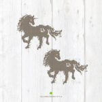 Splash "Pferd/Einhorn" - Plotterdatei || SVG – Bild 2
