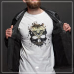 Splash "Schädel" - Plotterdatei