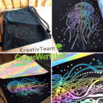 Strass "Qualle" - Plotterdatei – Bild 5