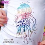 Strass "Qualle" - Plotterdatei – Bild 6