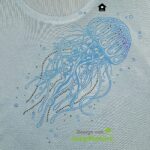 Strass "Qualle" - Plotterdatei – Bild 16