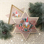 Wichtel mit Schaukelrentier - Digistamp – Bild 2