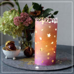 Windlicht "Herbst" - Bastelvorlage – Bild 3