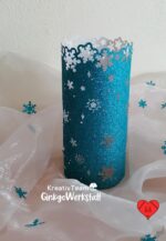 Windlicht "Sternenschnee" - Bastelvorlage – Bild 5