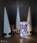 Windlicht "Sternenschnee" - Bastelvorlage – Bild 9