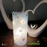 Windlicht "Sternenschnee" - Bastelvorlage – Bild 7