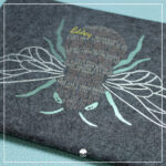 Wortspiel "Bee happy" - Plotterdatei – Bild 2