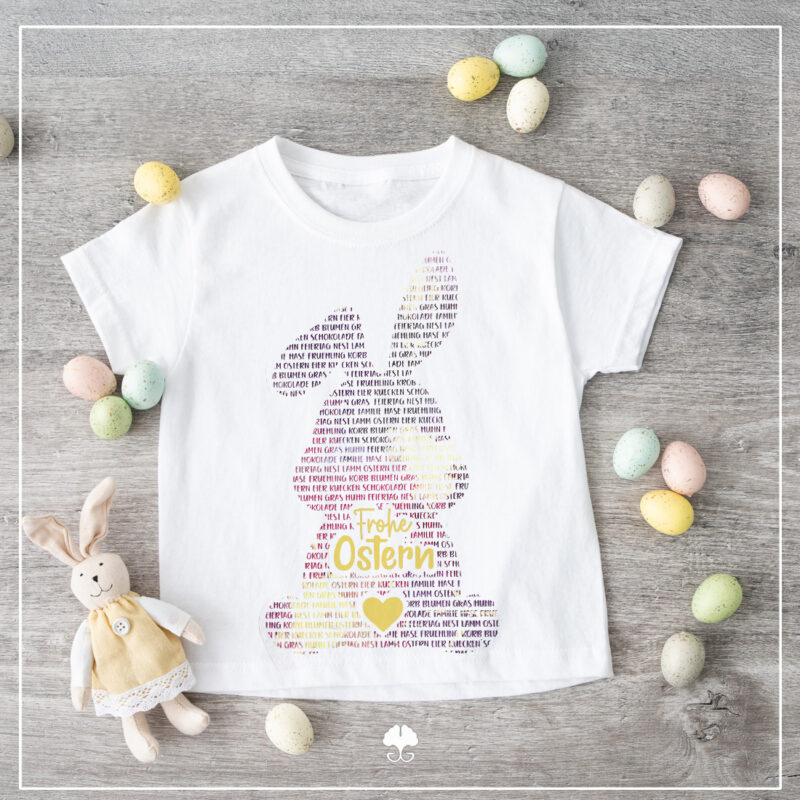 Wortspiel "Frohe Ostern" - Plotterdatei