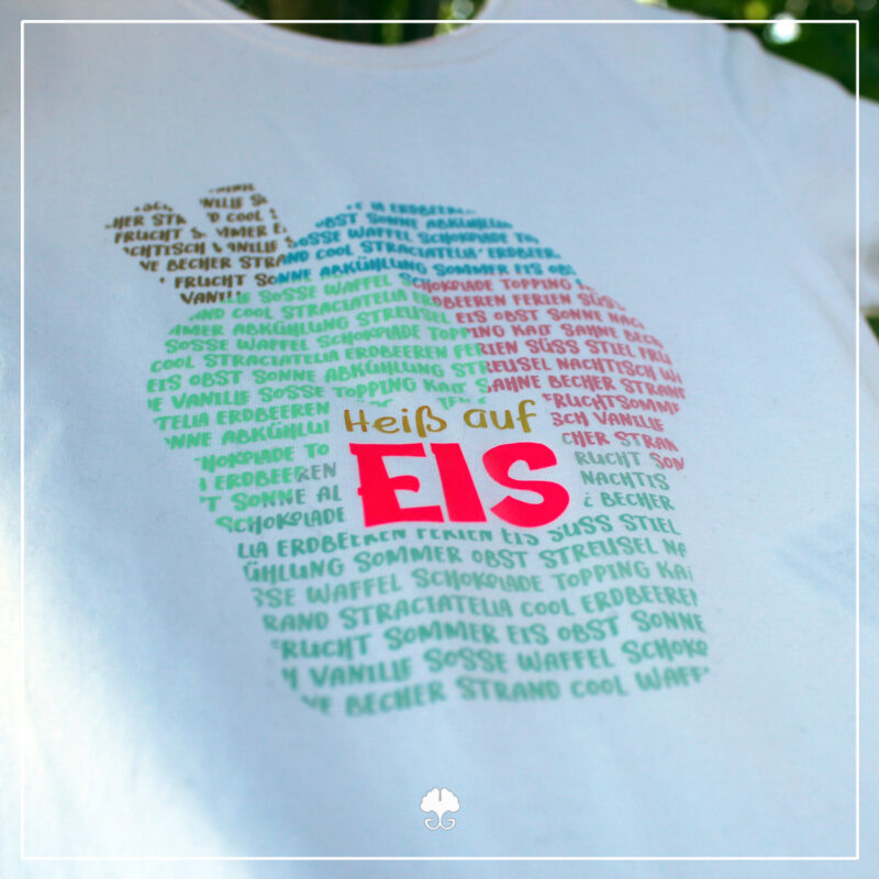 Wortspiel "Heißes Eis" - Plotterdatei