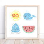 Wortspiel "Mini-Sommer" - Plotterdatei – Bild 2