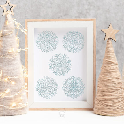 Mandala "Mini-Winter" - Plotterdatei