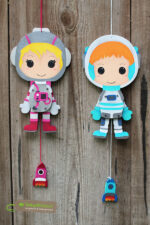 Hampelberufe "Astronaut/in" - Bastelvorlage – Bild 4