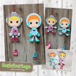 Hampelberufe "Astronaut/in" - Bastelvorlage