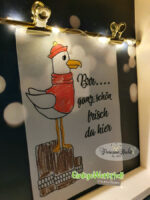 Möwe mit Mütze - Digistamp – Bild 8