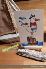 Möwe mit Mütze - Digistamp – Bild 7