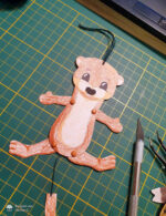 Hampelwald "Otter" - Bastelvorlage – Bild 3