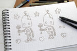 Roboter - Digistamp Set – Bild 3