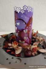 Windlicht "Schmetterlinge" - Bastelvorlage – Bild 8