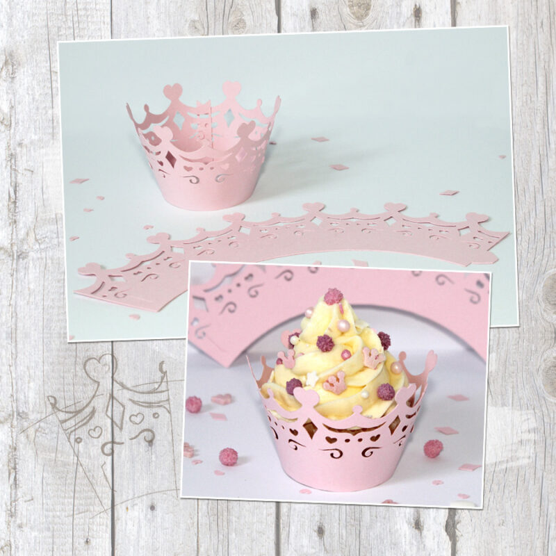 Cupcake Wrapper "Prinzessin" - Plotterdatei