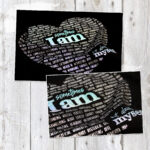 Wortspiel "I am" - Plotterdatei
