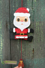 Hampelwinter "Weihnachtsmann" - Bastelvorlage – Bild 3