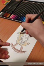 Wichtel mit Schaukelrentier - Digistamp – Bild 7