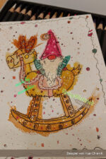 Wichtel mit Schaukelrentier - Digistamp – Bild 8