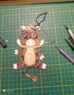 Hampelwald "Wildschwein" - Bastelvorlage – Bild 3