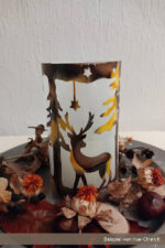 Windlicht "Winterrehe" - Bastelvorlage – Bild 13