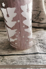 Windlicht "Winterrehe" - Bastelvorlage – Bild 10