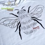 Wortspiel "Bee happy" - Plotterdatei – Bild 5