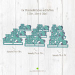 Digitale Vorschau der Datei 3D Klötzchenschrift "Mr & Mrs". Zu sehen sind die verschiedenen Elemente, welche Teil des Downloads sind.